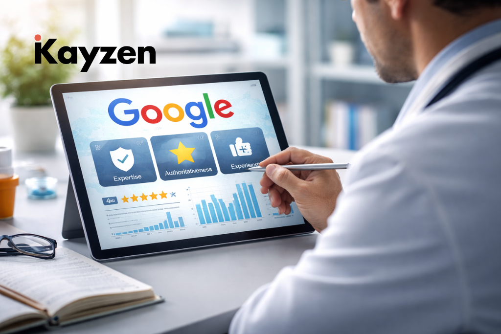 Cómo Google evalúa la autoridad médica (E-E-A-T)